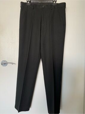 Men’s Classic Black Dress Pants 34x32